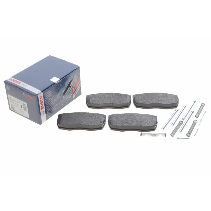 Колодки гальмівні передні BOSCH 0 986 494 291 для Land Rover Defender 90-16 (126.5x68.5x17.5 мм)