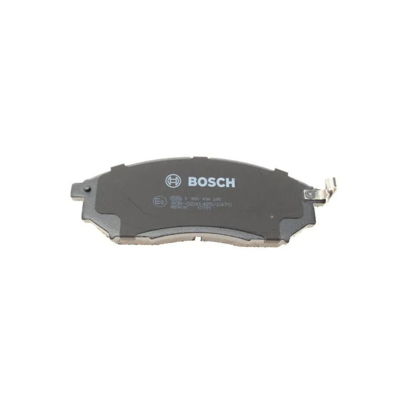 Колодки гальмівні передні BOSCH 0 986 494 295 для Renault Koleos, Nissan Qashqai, Infiniti EX 58.4x157.4 мм
