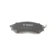 Колодки гальмівні передні BOSCH 0 986 494 295 для Renault Koleos, Nissan Qashqai, Infiniti EX 58.4x157.4 мм