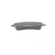 Колодки гальмівні передні BOSCH 0 986 494 302 для Mercedes-Benz GLK-Class X204 2008-, 165.3x68.2 мм