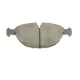 Колодки гальмівні передні BOSCH 0 986 494 307 для BMW X5 (E70/F15) X6 (E71/F16) 2007-2014, 193.2x79.2 мм