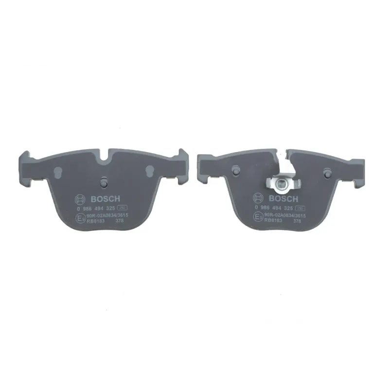 Колодки гальмівні задні BOSCH 0 986 494 325 для BMW 5 (E60) X5 (E70/F15) X6 (E71/F16) 139.7x67.8x17.3 мм