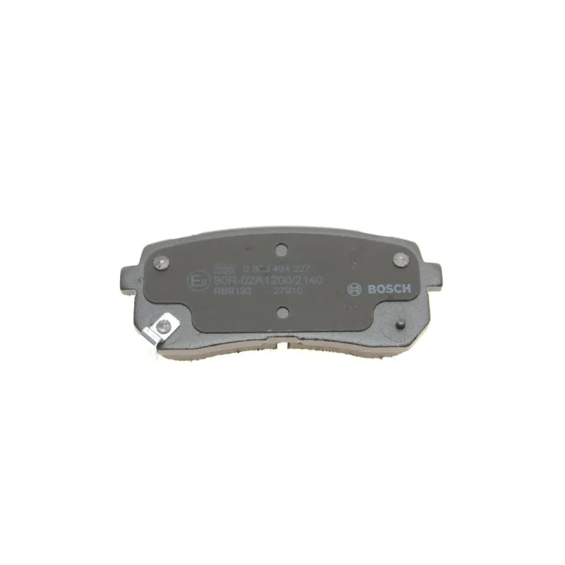 Колодки гальмівні задні BOSCH 0 986 494 327 для Hyundai H-1/ix55, Kia Carnival 110.3x47.8x15.5 мм
