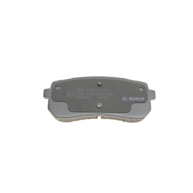 Колодки гальмівні задні BOSCH 0 986 494 327 для Hyundai H-1/ix55, Kia Carnival 110.3x47.8x15.5 мм