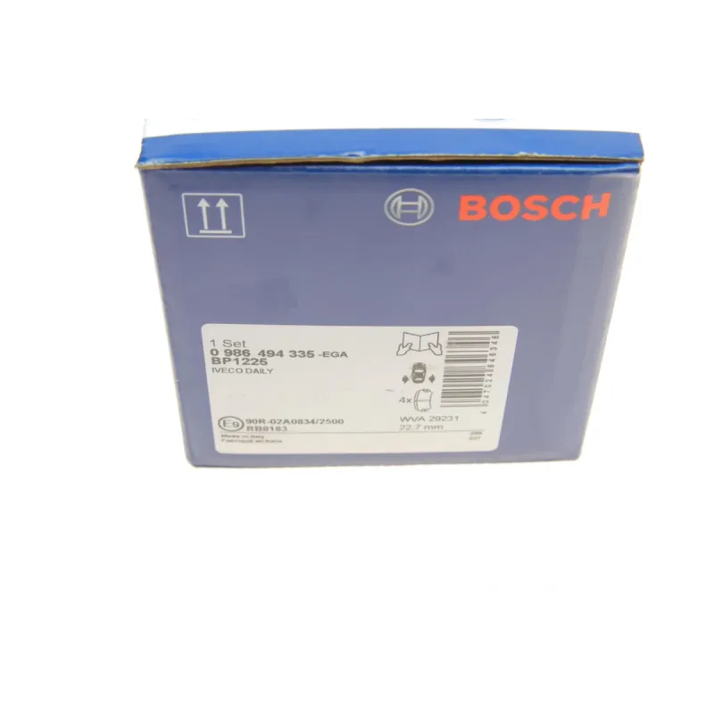 Колодки гальмівні задні BOSCH 0 986 494 335 для Iveco Daily VI/V/VI 2006-