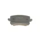 Колодки гальмівні задні BOSCH 0 986 494 344 для Audi A6, VW Passat B6 2005-2011, 105.3x56.3x16.4 мм