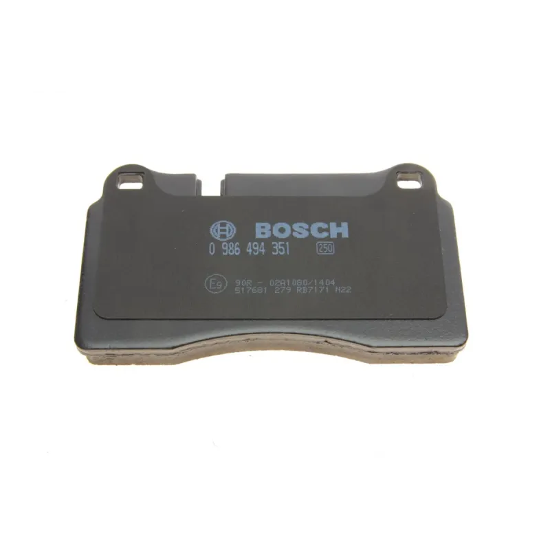 Колодки гальмівні передні BOSCH 0 986 494 351 для Land Rover Range Rover III 2005-2012, 77.1x131.7x16.9 мм