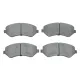 Колодки гальмівні передні BOSCH 0 986 494 357 для Chrysler Voyager, Jeep Cherokee, Dodge Caravan 2000-2008