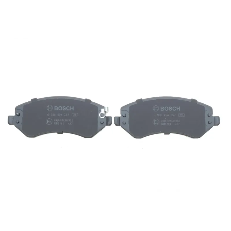 Колодки гальмівні передні BOSCH 0 986 494 357 для Chrysler Voyager, Jeep Cherokee, Dodge Caravan 2000-2008