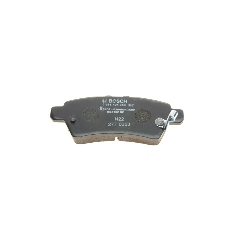 Колодки гальмівні задні BOSCH 0 986 494 369 для Nissan Pathfinder R51 2005-2010 110.6x41x15.8 мм