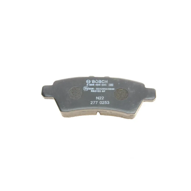 Колодки гальмівні задні BOSCH 0 986 494 369 для Nissan Pathfinder R51 2005-2010 110.6x41x15.8 мм