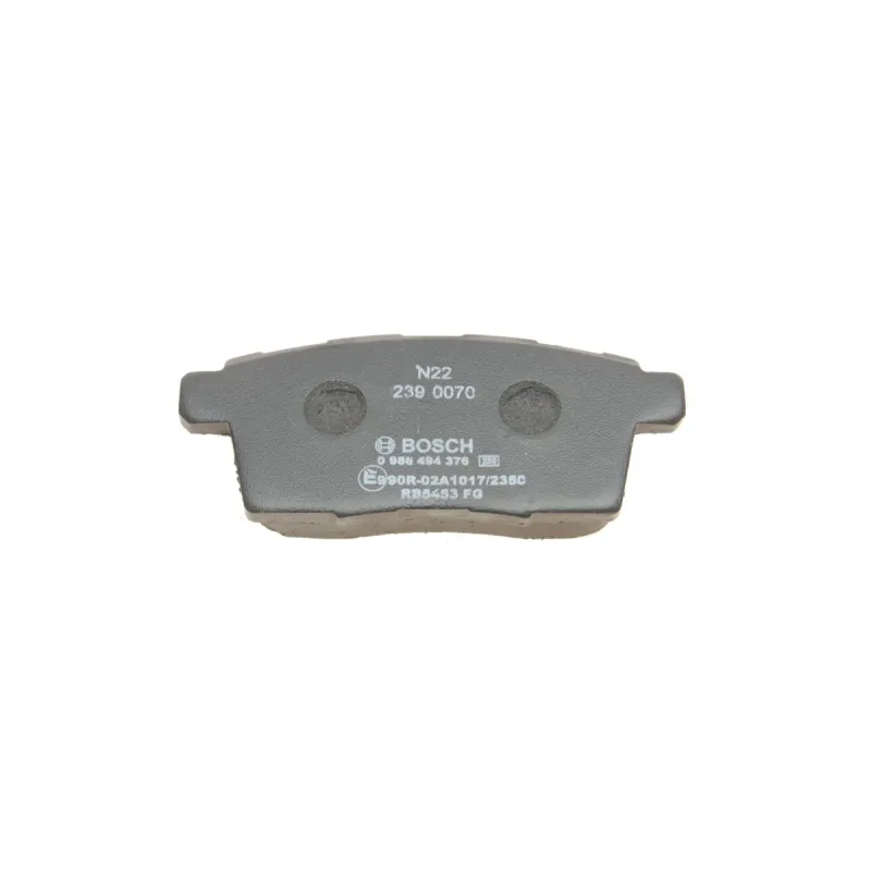 Колодки гальмівні задні BOSCH 0 986 494 376 для Mazda CX-7 CX-9, Ford Edge (USA) 110.6x46.1 мм