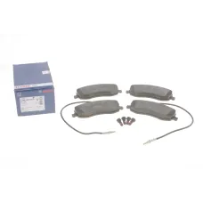Колодки гальмівні передні BOSCH 0 986 494 385 для Citroen C8, Peugeot 807 2.0/2.2 HDi 2006- 162.7x63.8 мм