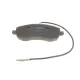 Колодки гальмівні передні BOSCH 0 986 494 385 для Citroen C8, Peugeot 807 2.0/2.2 HDi 2006- 162.7x63.8 мм