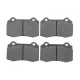Колодки гальмівні передні BOSCH 0 986 494 393 для Volvo S60/V70 II 02-10, Jaguar S-Type R 4.2 V8 02-07