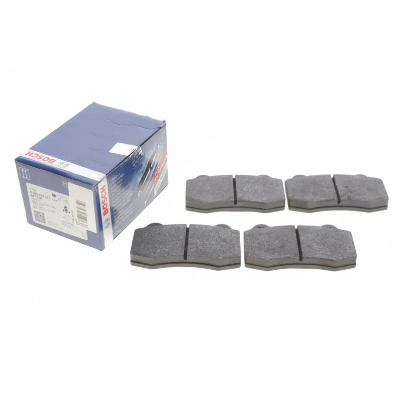 Колодки гальмівні передні BOSCH 0 986 494 393 для Volvo S60/V70 II 02-10, Jaguar S-Type R 4.2 V8 02-07
