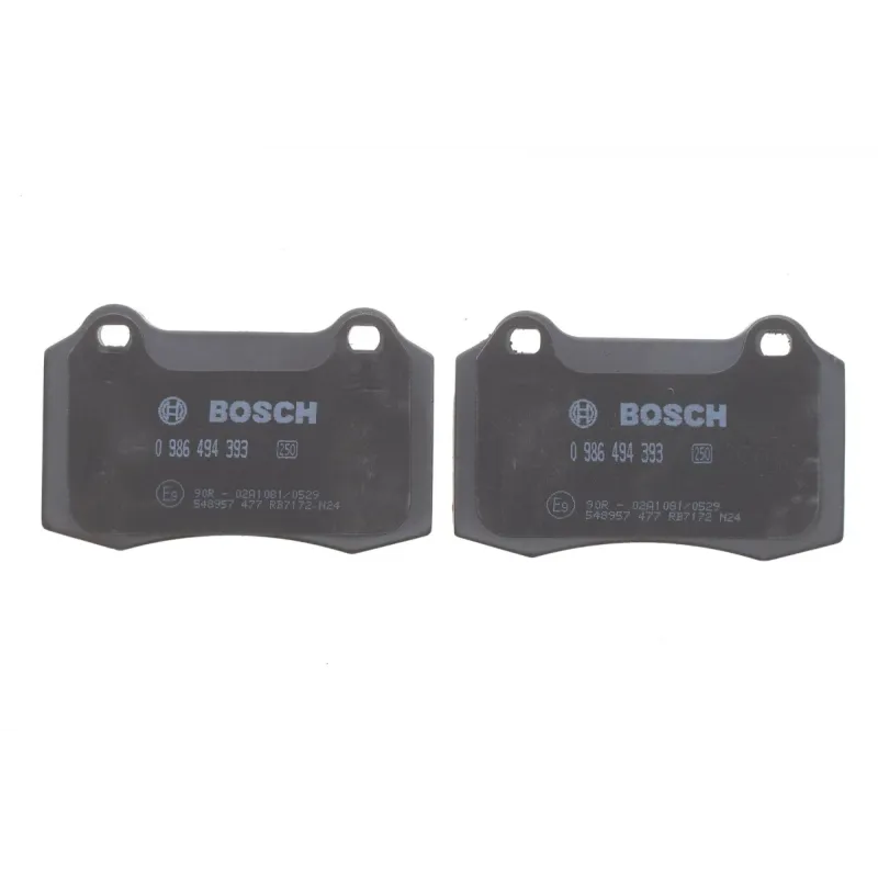Колодки гальмівні передні BOSCH 0 986 494 393 для Volvo S60/V70 II 02-10, Jaguar S-Type R 4.2 V8 02-07