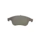 Колодки гальмівні передні BOSCH 0 986 494 401 для Renault Megane III, Laguna III 1.5dCi/2.0dCi 2007- 68x155x17.1 мм