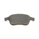 Колодки гальмівні передні BOSCH 0 986 494 401 для Renault Megane III, Laguna III 1.5dCi/2.0dCi 2007- 68x155x17.1 мм