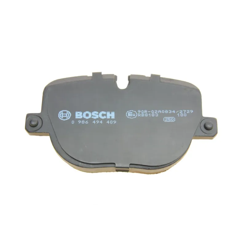 Колодки гальмівні задні BOSCH 0 986 494 409 для Land Rover Range Rover III/Sport 2009-2012, 63.2x17.1x116.7 мм