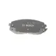 Комплект гальмівних колодок передніх BOSCH 0 986 494 422 для Hyundai i40/ix35, Kia Sportage 138x60.8 мм