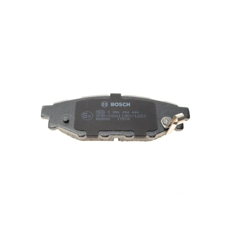 Колодки гальмівні задні BOSCH 0 986 494 444 для Subaru Forester/Impreza 08-/Legacy 03-14, 37.3x13.8x110.8 мм