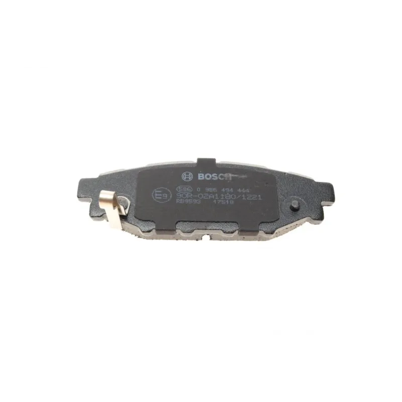 Колодки гальмівні задні BOSCH 0 986 494 444 для Subaru Forester/Impreza 08-/Legacy 03-14, 37.3x13.8x110.8 мм