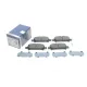 Колодки гальмівні задні BOSCH 0 986 494 445 для Subaru Impreza, Outback, Forester 1995-2009