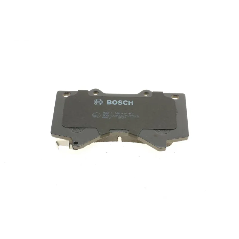 Колодки гальмівні передні BOSCH 0 986 494 449 для Toyota Land Cruiser 200, Lexus LX 2007-, 83.4x143.6 мм
