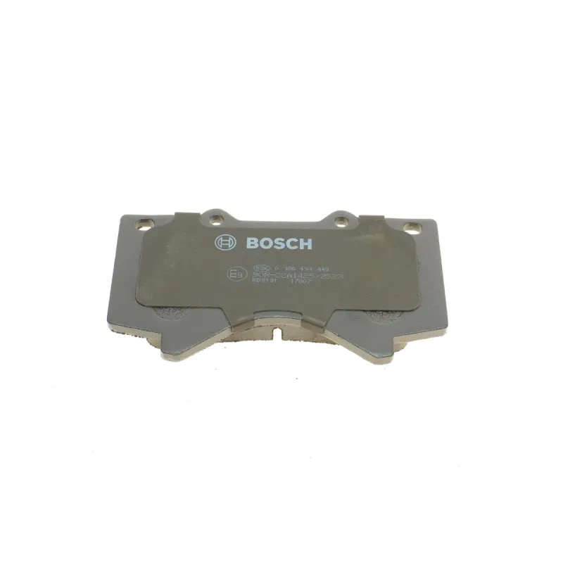 Колодки гальмівні передні BOSCH 0 986 494 449 для Toyota Land Cruiser 200, Lexus LX 2007-, 83.4x143.6 мм
