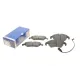 Колодки гальмівні передні BOSCH 0 986 494 456 для Audi A4/A5/Q5 2007-, 188x73x19 мм