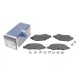 Колодки гальмівні передні BOSCH 0 986 494 458 для Opel Agila A, Subaru Justy III, 131x44.2 мм