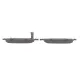 Колодки гальмівні передні BOSCH 0 986 494 458 для Opel Agila A, Subaru Justy III, 131x44.2 мм