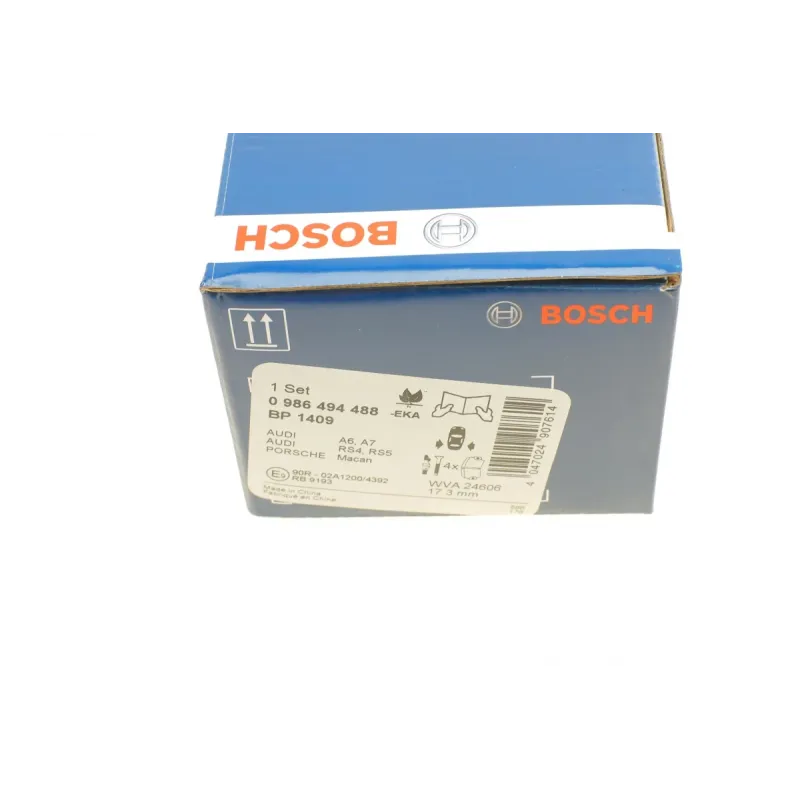 Колодки гальмівні задні BOSCH 0 986 494 488 для Audi A4/A5/A6/A7, Porsche Macan, 17.3 мм