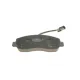 Комплект гальмівних колодок передніх BOSCH 0 986 494 498 для Renault Master, Opel Movano 2010-, 163.3x64.6x18.2 мм
