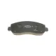 Комплект гальмівних колодок передніх BOSCH 0 986 494 498 для Renault Master, Opel Movano 2010-, 163.3x64.6x18.2 мм