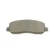 Комплект гальмівних колодок передніх BOSCH 0 986 494 498 для Renault Master, Opel Movano 2010-, 163.3x64.6x18.2 мм