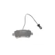 Комплект задніх гальмівних колодок BOSCH 0 986 494 500 для Renault Master, Opel Movano (2010-), 128.7x60x18 мм