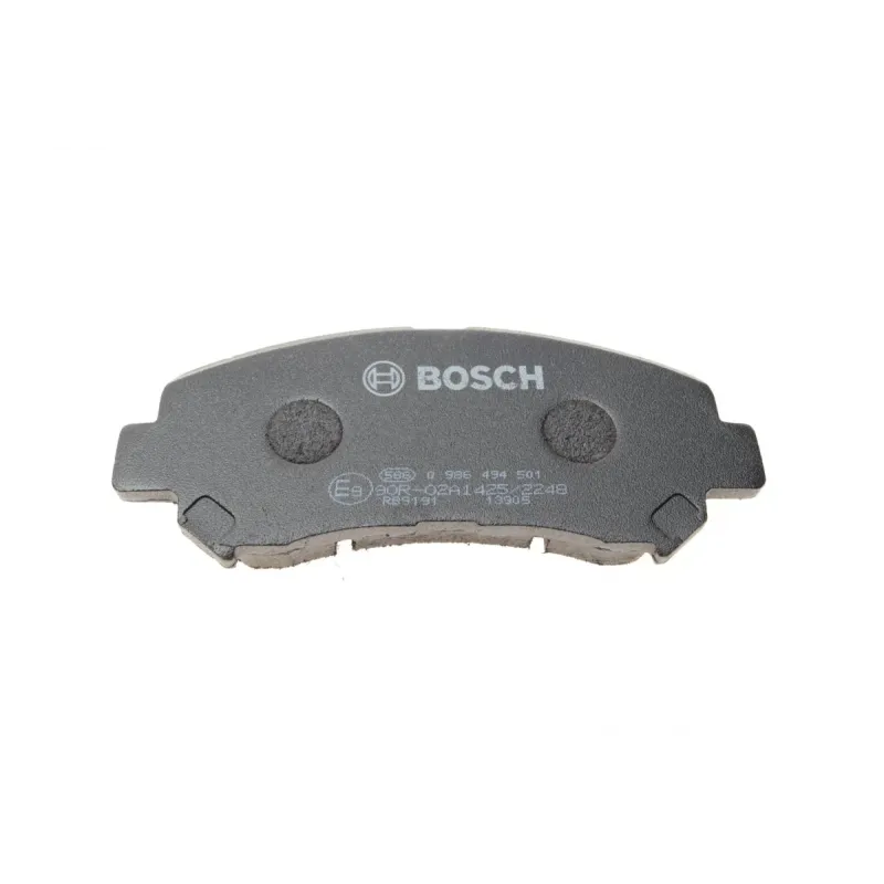 Колодки гальмівні передні BOSCH 0 986 494 501 для Nissan Qashqai J10/T31 X-Trail, 142x58.8x17.9 мм