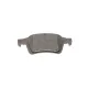 Комплект задніх гальмівних колодок BOSCH 0 986 494 528 для Citroen C5 III, Ford C-MAX, Renault Laguna, 122.8x51.8 мм