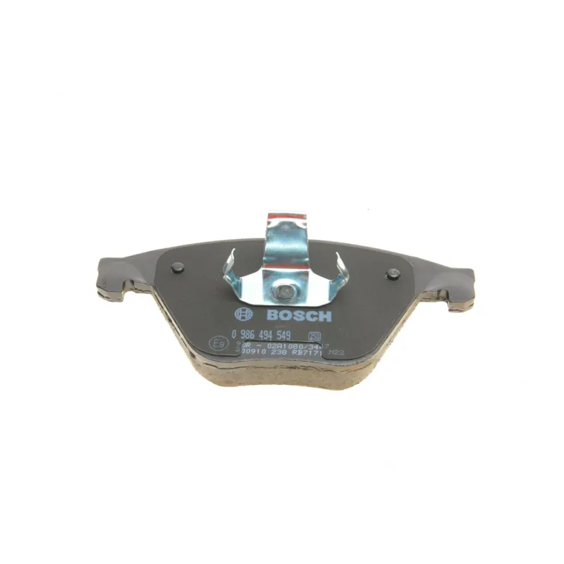 Колодки гальмівні передні BOSCH 0 986 494 549 для BMW 5 (F10/F11) 6 (F06/F12/F13) 2009-2016, 155.2x68.1x18.5 мм
