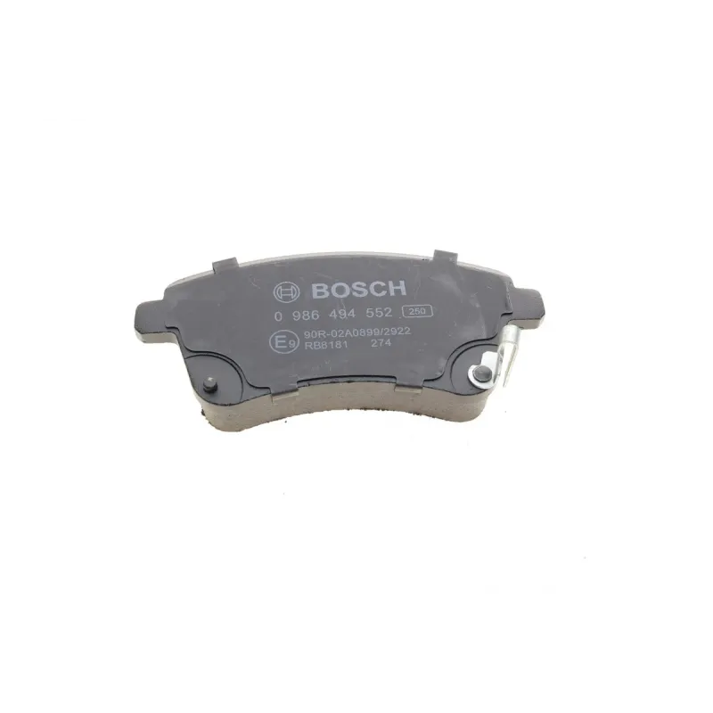Колодки гальмівні передні BOSCH 0 986 494 552 для Hyundai ix20, Kia Venga 2010-, 131.5x60.6 мм