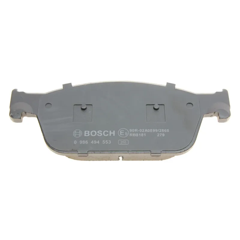 Колодки гальмівні передні BOSCH 0 986 494 553 для Volkswagen T5/T6 2003-2023, 74.9x17.9 мм