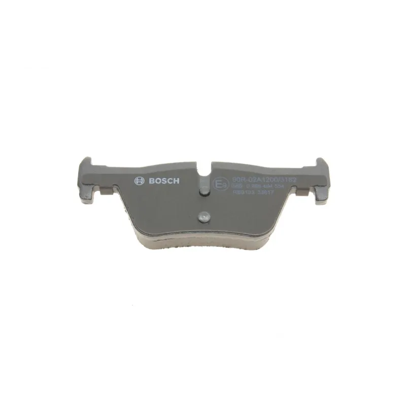 Колодки гальмівні задні Bosch 0 986 494 554 для BMW 1 (F20/F21) 116i 136 к.с. 2010-, 123x44.3x17.3 мм