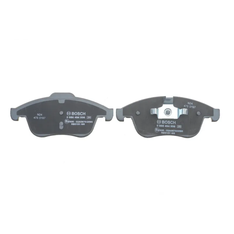 Колодки гальмівні передні BOSCH 0 986 494 556 для Renault Laguna III 2007-, Scenic III 2008-