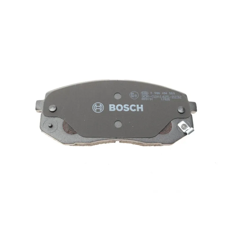 Комплект гальмівних колодок передніх BOSCH 0 986 494 559 для Hyundai i40, ix35, Kia Sportage 137.8x60.8x17.6 мм