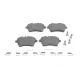 Колодки гальмівні передні BOSCH 0 986 494 570 для Mercedes-Benz A-Class W169/B-Class W245 2004-2012 19 мм