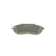 Комплект гальмівних колодок передніх BOSCH 0 986 494 572 для Nissan Juke, Tiida 2007- 137.2x54.2x16.9 мм