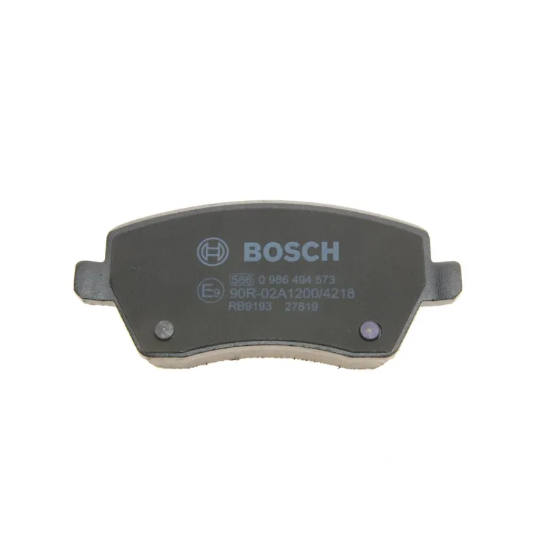 Колодки гальмівні передні BOSCH 0 986 494 573 для Nissan Micra K13, Note E12, Tiida C11 2007-2013