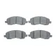 Колодки гальмівні передні BOSCH 0 986 494 575 для Jeep Compass, Patriot 2006- 145x54.8x16.5 мм